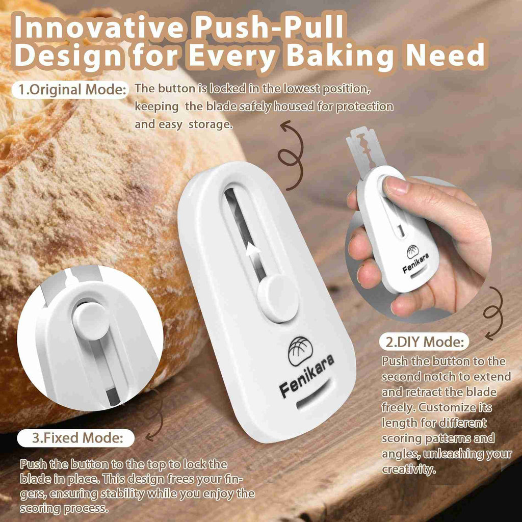 Scoring Razor Premium Magnetic Bread Lame & Versatile Bread Scoring Tool - Professio ...